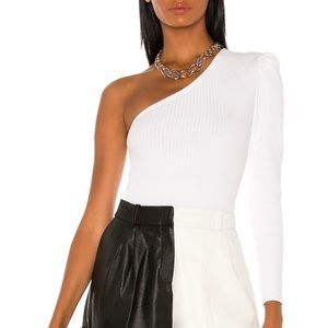 Puff One-Shoulder Top